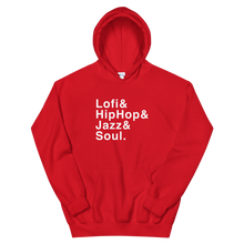 Load image into Gallery viewer, Lofi, HipHop, Jazz &amp; Soul - Unisex Hoodie - lofijazzsoul
