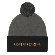 Load image into Gallery viewer, Limited Edition Lofijazzsoul Pom-Pom Beanie - lofijazzsoul
