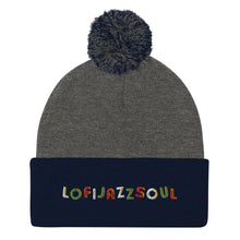 Load image into Gallery viewer, Limited Edition Lofijazzsoul Pom-Pom Beanie - lofijazzsoul
